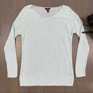 Gap Factory Blue Knit Long Sleeve Long Sweater